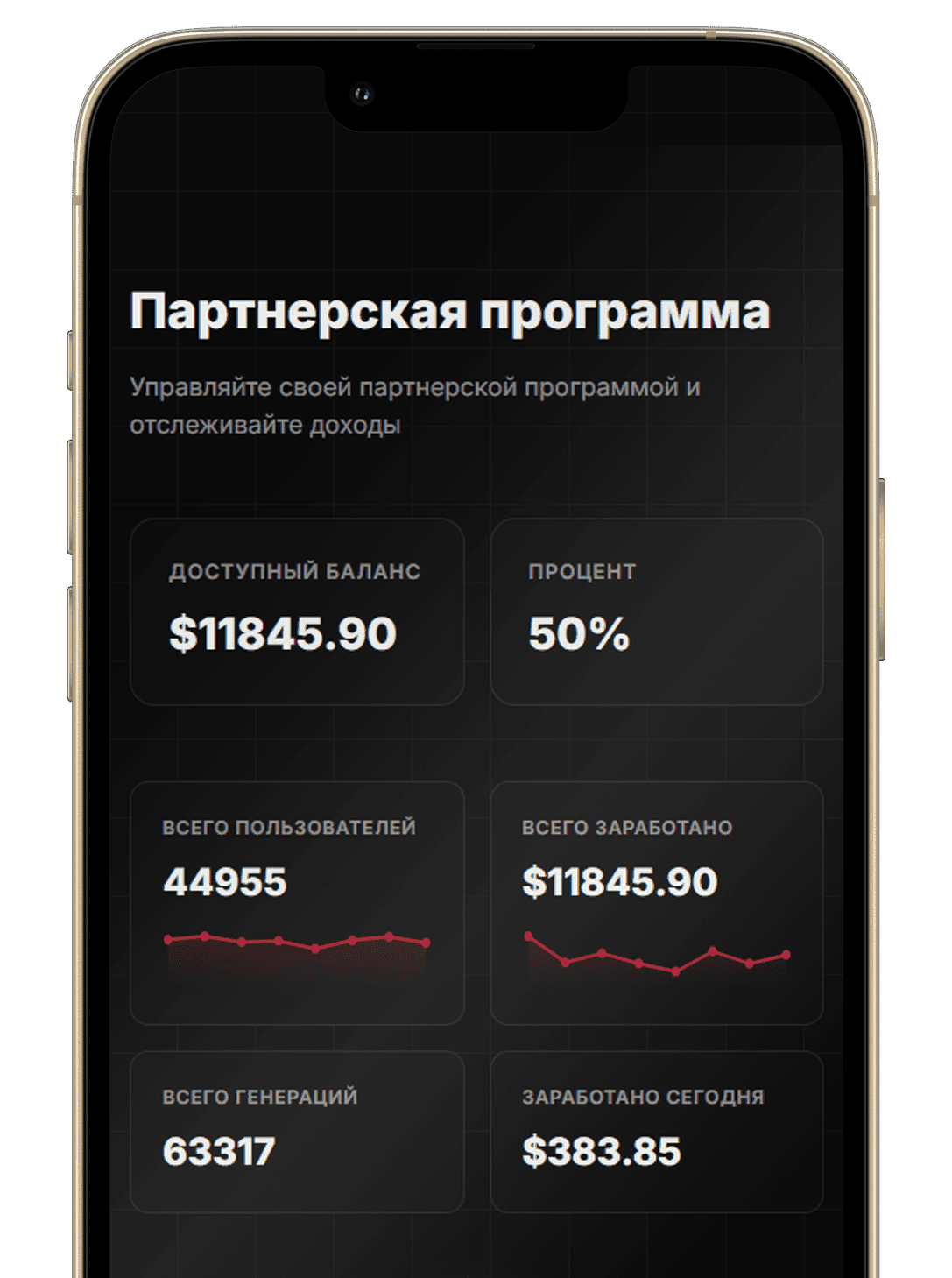 Получайте 50% RevShare